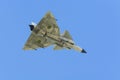 SAAB 37 Viggen fighter aircraft underside Royalty Free Stock Photo